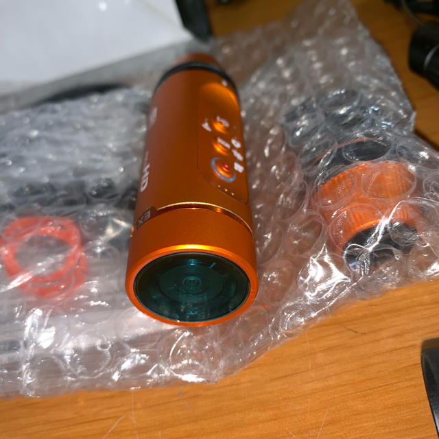 わなくなり Panasonic HX-A1H ウェアラブルカメラ オレンジ ＋ オマケ5個の通販 by MIA's