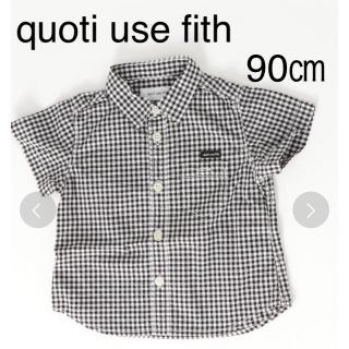 フィス(FITH)の【新品】quoti use fith♡ギンガムチェック半袖シャツ(Tシャツ/カットソー)