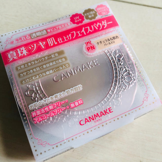 CANMAKE(キャンメイク)のCANMAKE 真珠ツヤ肌仕上げフェイスパウダー コスメ/美容のベースメイク/化粧品(フェイスパウダー)の商品写真