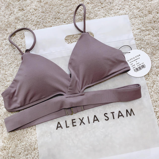 新品 タグ付き ALEXIA STAM アリシアスタン 水着 トップス Mサイズ