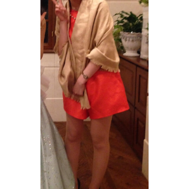 C/MEO COLLECTIVE(カメオコレクティブ)の1度着用 cameo オレンジ ロンパース レディースのフォーマル/ドレス(ナイトドレス)の商品写真