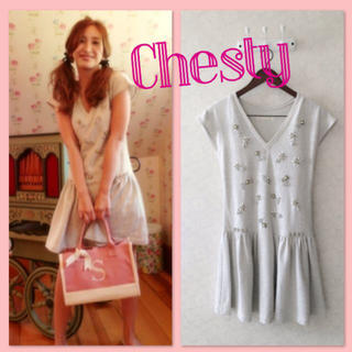 チェスティ(Chesty)の美品❤︎紗栄子着用Chestyワンピ(ミニワンピース)