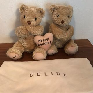 セリーヌ(celine)の結婚式に！セリーヌのウェディングテディベア(ぬいぐるみ)