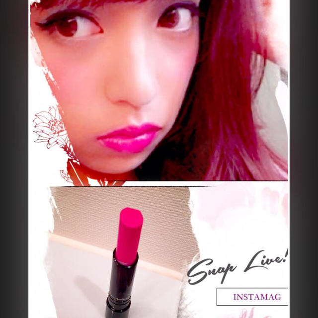 MAC(マック)のmac☆赤ピンクリップ💄 コスメ/美容のベースメイク/化粧品(口紅)の商品写真