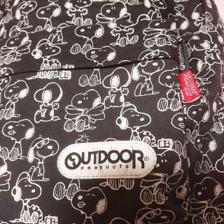 アウトドア(OUTDOOR)のアウトドアリュック スヌーピーリュック 白黒総柄(リュック/バックパック)