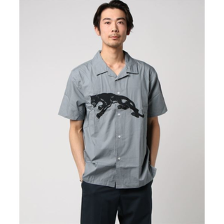 ステューシー(STUSSY)の皆無様専用　STUSSY Panther Shirt XL オープンカラーシャツ(シャツ)