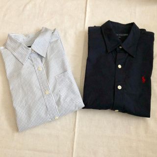 ラルフローレン(Ralph Lauren)の☆ 正規RALPH LAUREN 7分袖 シャツ ワイシャツ 七分袖 綿100%(シャツ/ブラウス(長袖/七分))