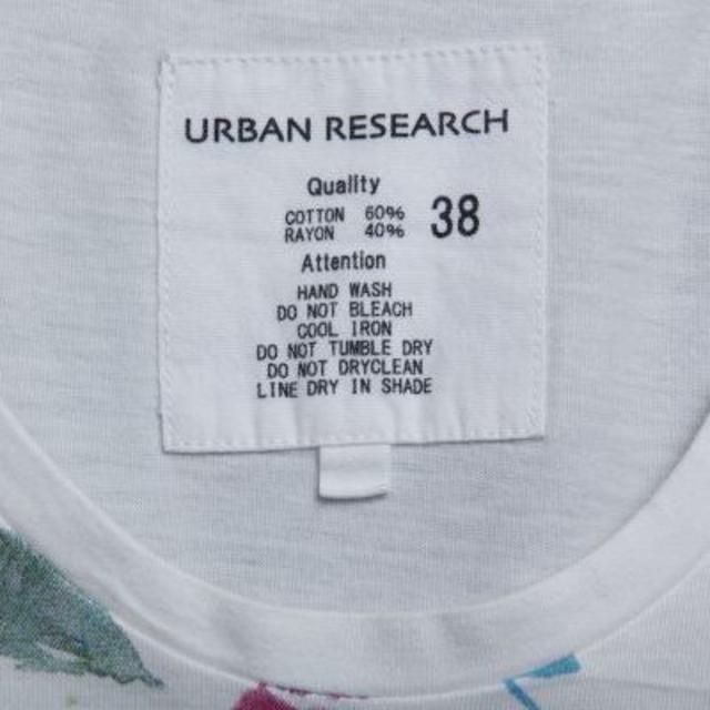 URBAN RESEARCH(アーバンリサーチ)の中古★URBAN RESEARCH アーバンリサーチ アサガオプリントTシャツ メンズのトップス(Tシャツ/カットソー(半袖/袖なし))の商品写真