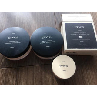 エトヴォス(ETVOS)のETVOS ファンデーション2個＋フェイスパウダーミニ(ファンデーション)