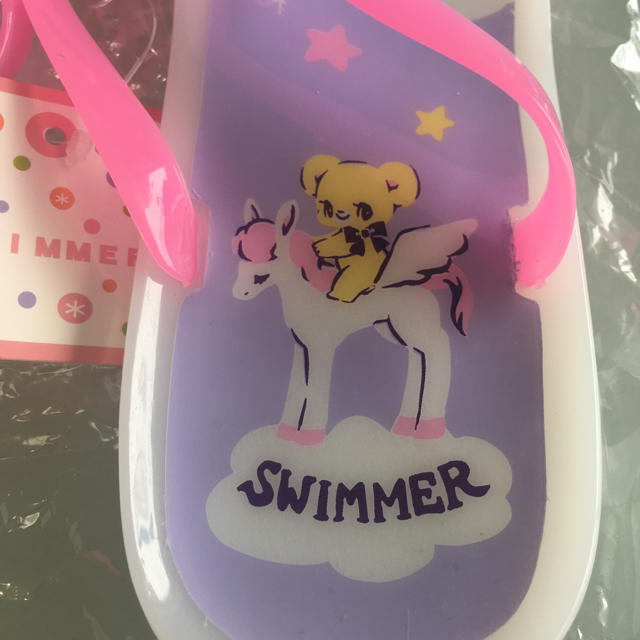 SWIMMER(スイマー)の新品 swimmer ユニコーン  Lサイズ レディースの靴/シューズ(ビーチサンダル)の商品写真