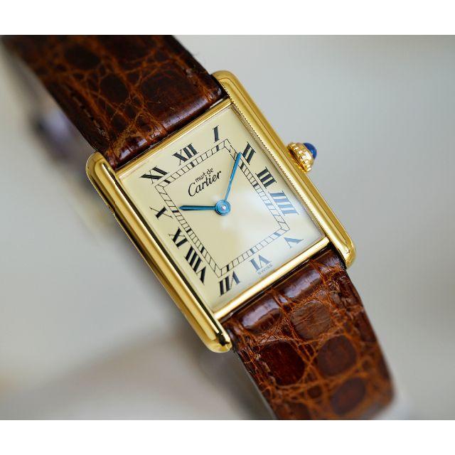 激安本物 Cartier Cartier LM アイボリー タンク マスト カルティエ 美品 専用 - 腕時計(アナログ)