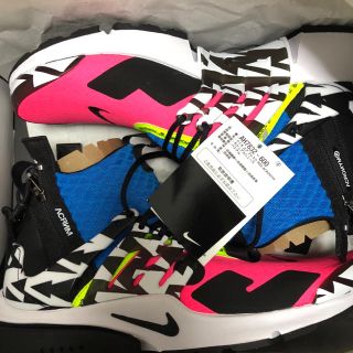 ナイキ(NIKE)のSKNRS購入 NIKE×ACRONYM AIR PRESTO MID 27cm(スニーカー)