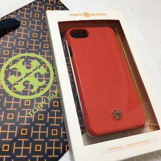 トリーバーチ(Tory Burch)の★yuiyu様専用★【新品未使用】トリーバーチ iPhoneケース オレンジ (iPhoneケース)