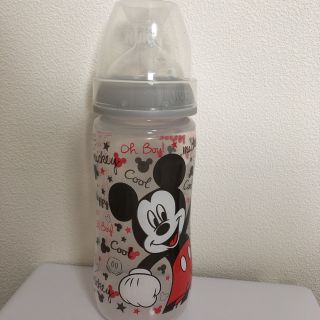 ディズニー(Disney)の☆新品・未使用☆ nuk ヌーク 哺乳瓶 蓋付き ミッキー300ml (哺乳ビン)