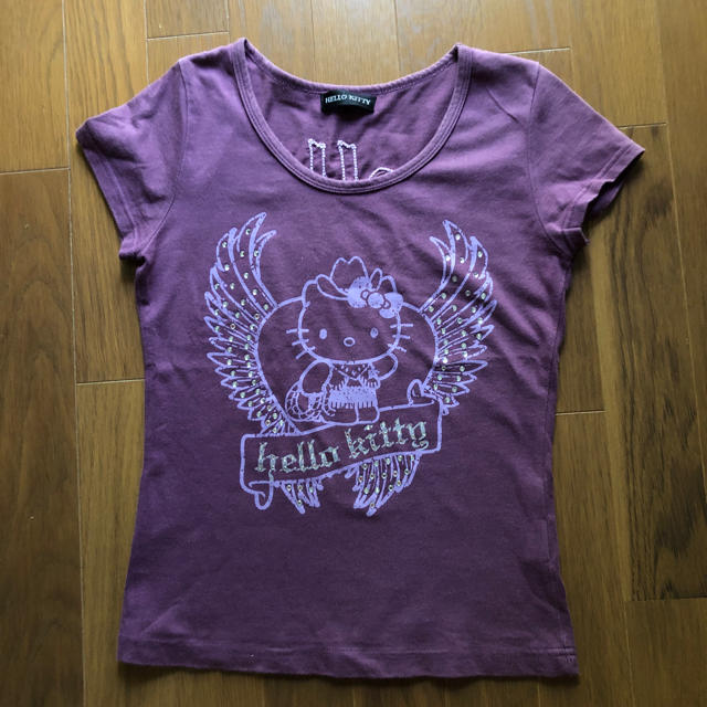 ハローキティ(ハローキティ)のTシャツ HELLO KITTY  サイズM レディースのトップス(Tシャツ(半袖/袖なし))の商品写真