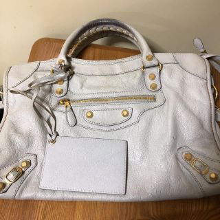 バレンシアガバッグ(BALENCIAGA BAG)のバレンシアガバッグ  ジャイアント シティー カラー ライトグレー(ハンドバッグ)