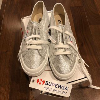 スペルガ(SUPERGA)のスペルガ シルバー 36 新品(スニーカー)