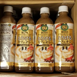 ボス(BOSS)のBOSS  とろけるカフェオレ  500ml×24本　ペットボトル　(コーヒー)