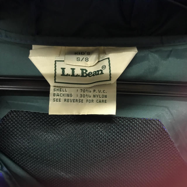 L.L.Bean(エルエルビーン)のkids LL Been レインコート サイズS-8 キッズ/ベビー/マタニティのこども用ファッション小物(レインコート)の商品写真