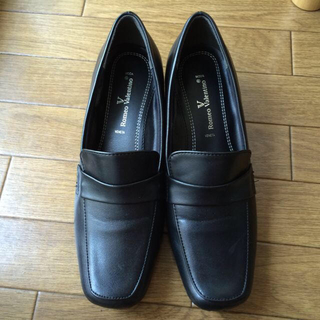 リクルート黒靴(ローファー/革靴)
