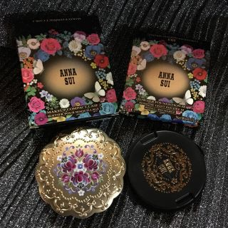 アナスイ(ANNA SUI)のアナスイ  パウダー ファンデーション & メイクアップ コンパクト ケース(ファンデーション)