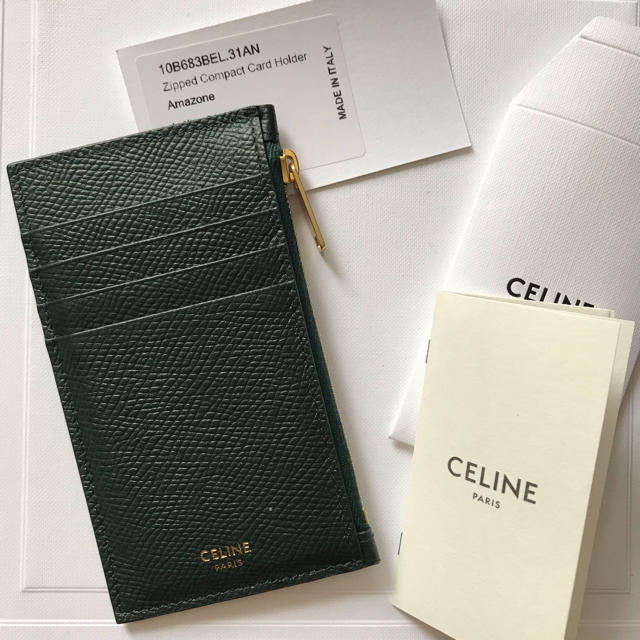 celine - セリーヌ 美品 カードケース カードホルダー グリーンの通販 by ともちん's shop｜セリーヌならラクマ