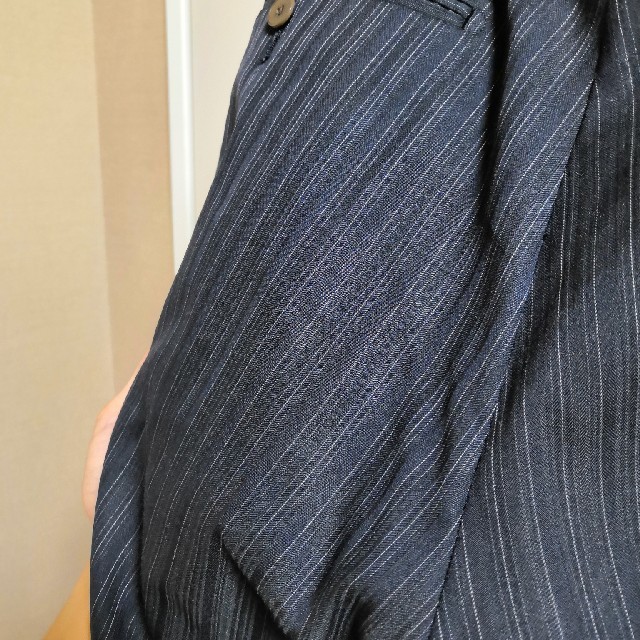 青山(アオヤマ)のスーツ 上下セット 青山 ２つ釦 ストライプ Y4 レディースのフォーマル/ドレス(スーツ)の商品写真