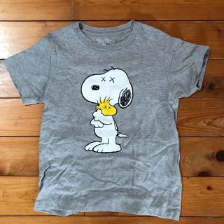 ユニクロ(UNIQLO)のユニクロ☆スヌーピーTシャツ140☆KAUS×PEANUTS＋アンダーアーマー(Tシャツ/カットソー)