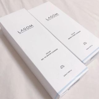 ラーゴム(LAGOM)の新品未開封 LAGOM 洗顔セット 朝用 夜用(洗顔料)