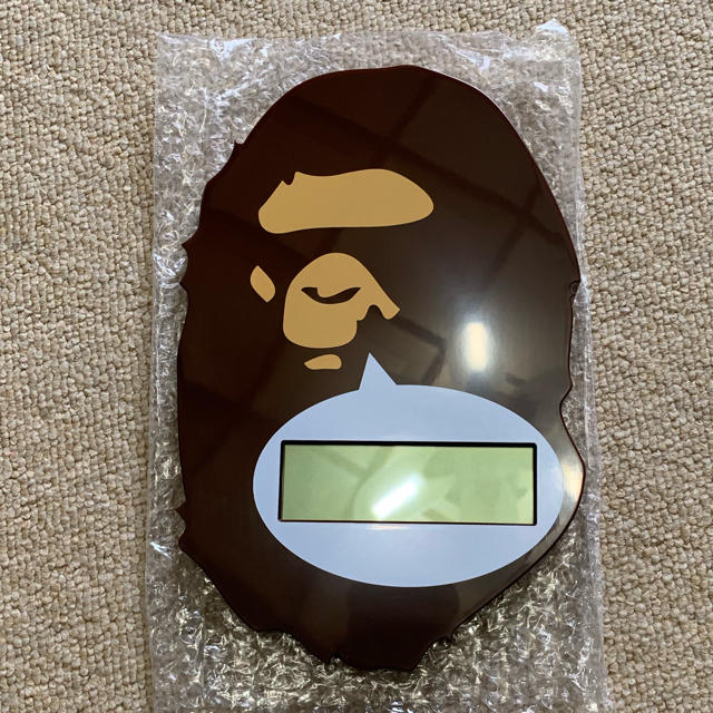 A BATHING APE(アベイシングエイプ)のウォール クロック 壁掛け時計 インテリア/住まい/日用品のインテリア小物(掛時計/柱時計)の商品写真