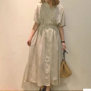 ローリーズファーム(LOWRYS FARM)の❤️良品❤️ ローリーズファーム 開襟シャツワンピ(ロングワンピース/マキシワンピース)