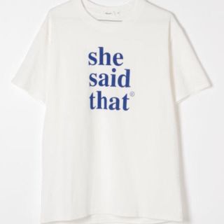 ニコアンド(niko and...)の新品未使用タグ付き‼️ニコアンド she said that コラボTシャツ(Tシャツ(半袖/袖なし))