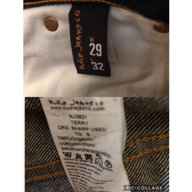 Nudie Jeans(ヌーディジーンズ)の最終値下げ！超美品！ヌーディージーンズ  29インチ メンズのパンツ(デニム/ジーンズ)の商品写真