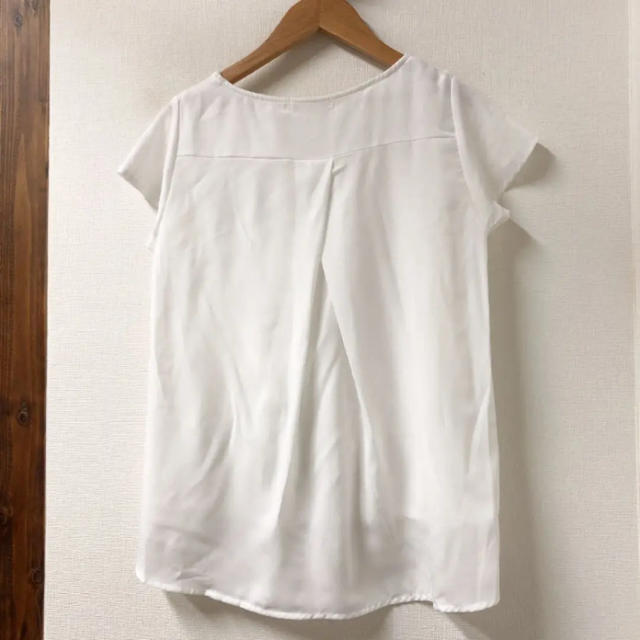 anySiS(エニィスィス)のanysis エニィスィス レースデザインブラウス  白 レディースのトップス(シャツ/ブラウス(半袖/袖なし))の商品写真