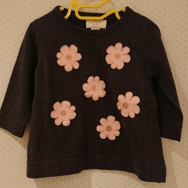 kate spade new york(ケイトスペードニューヨーク)のケイト・スペード  花柄ニット 4/104 キッズ/ベビー/マタニティのキッズ服女の子用(90cm~)(ニット)の商品写真