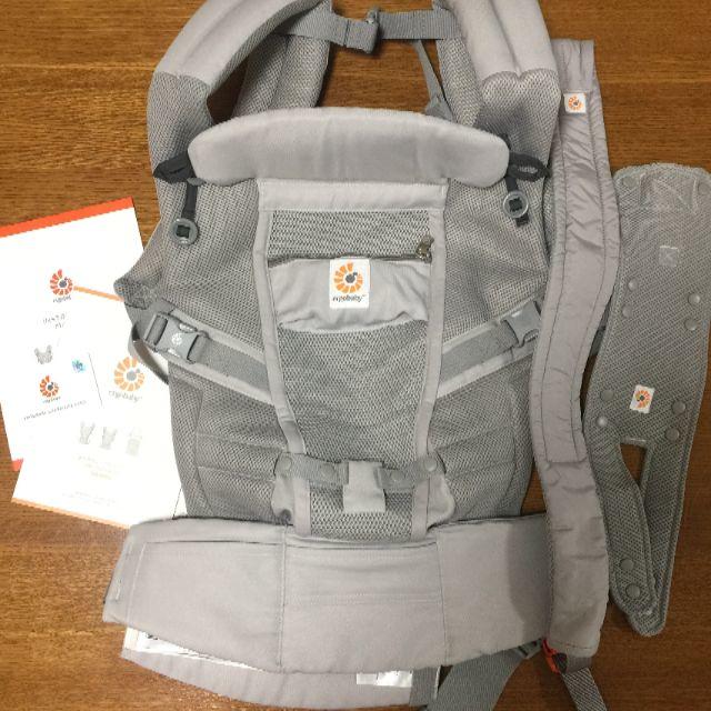 Ergobaby - 送料込み エルゴ抱っこ紐 エルゴ アダプト クールエアメッシュ グレー 使用極少の通販 by ozouni0555's