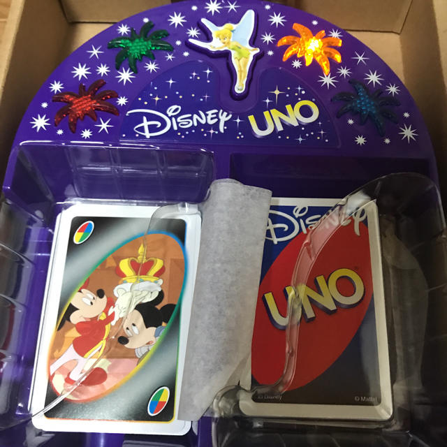 Disney(ディズニー)のUNO ディズニー ガードゲーム ウノ ティンカーベル ボードゲーム ピクサー エンタメ/ホビーのテーブルゲーム/ホビー(トランプ/UNO)の商品写真