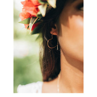 アリシアスタン(ALEXIA STAM)のki-ele  Classic Heart Threader earrings(ピアス)