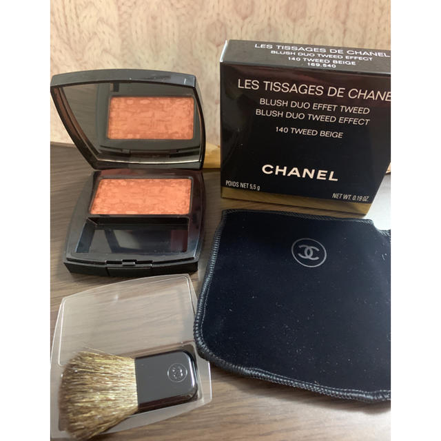 CHANEL チーク 140 ツイードベージュ