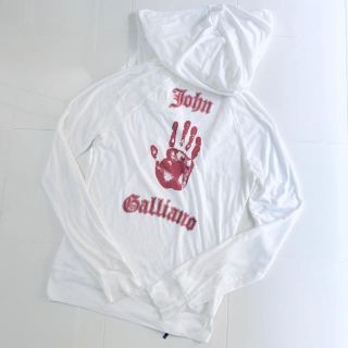 ジョンガリアーノ(John Galliano)のUSED ジョン・ガリアーノ JOHN GALLIANO メンズジップパーカーS(パーカー)