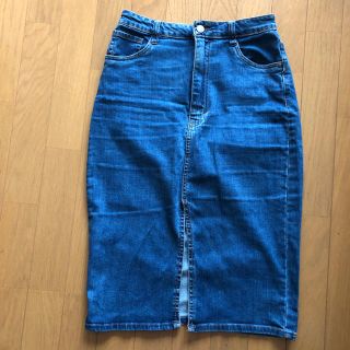 ザラ(ZARA)のZARA デニムスカート(ひざ丈スカート)