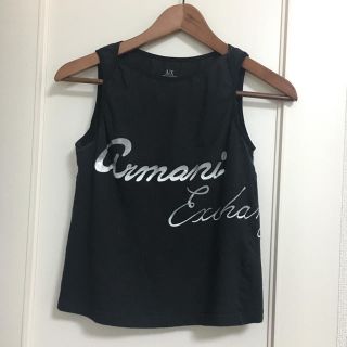 アルマーニエクスチェンジ(ARMANI EXCHANGE)のアルマーニエクスチェンジ タンクトップ 黒 (Tシャツ/カットソー(半袖/袖なし))