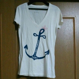 オールドネイビー(Old Navy)のVネックTシャツ　old navy XXS(Tシャツ(半袖/袖なし))
