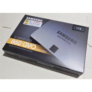 サムスン(SAMSUNG)の新品未使用 Samsung サムスン SSD 860 QVOシリーズ 1.0TB(PCパーツ)