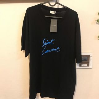 サンローラン(Saint Laurent)の新品 サンローランパリ シグネチャーロゴTシャツ ★(Tシャツ/カットソー(半袖/袖なし))