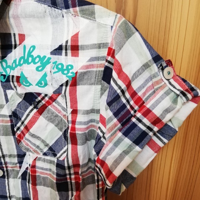 BADBOY(バッドボーイ)の半袖シャツ キッズ/ベビー/マタニティのキッズ服男の子用(90cm~)(ブラウス)の商品写真