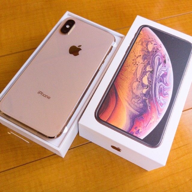 iPhone XS 64GB GOLD SIMロック解除済