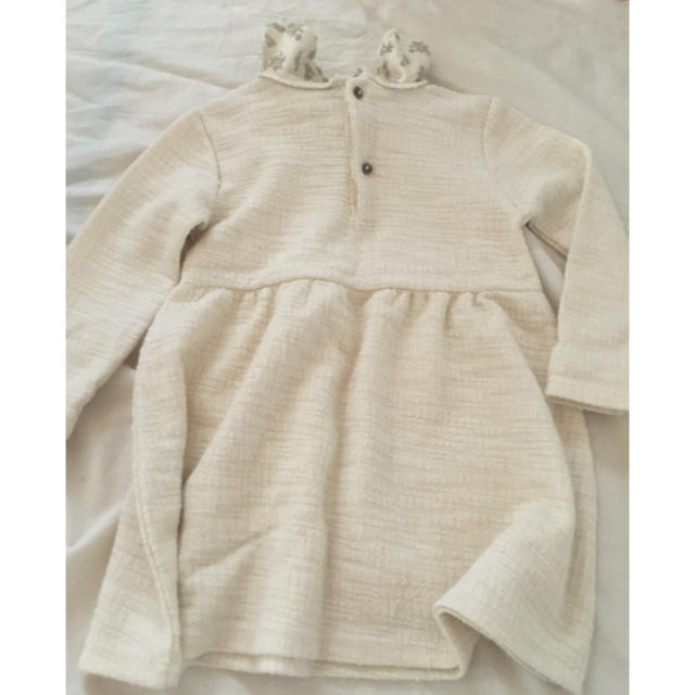 ZARA KIDS(ザラキッズ)のZARAbaby ツィードワンピース サイズ98 キッズ/ベビー/マタニティのキッズ服女の子用(90cm~)(ワンピース)の商品写真