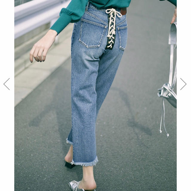 Ameri VINTAGE(アメリヴィンテージ)のROPE LACE UP DENIM レディースのパンツ(デニム/ジーンズ)の商品写真