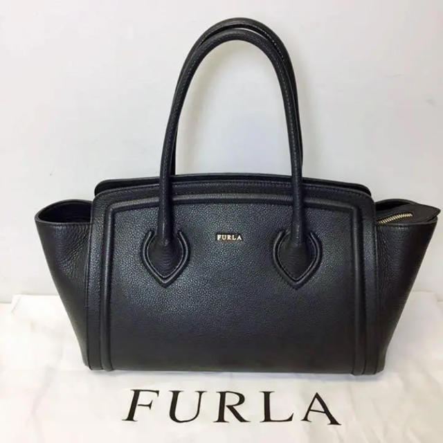 超美品！FULRA トートバッグ黒